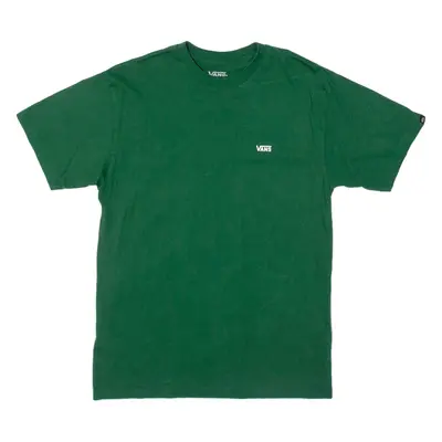 VANS Mens T-Shirt Green Crew Neck M