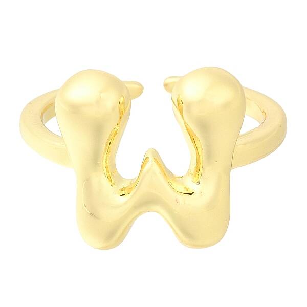 Rack Plating Brass Open Cuff Rings