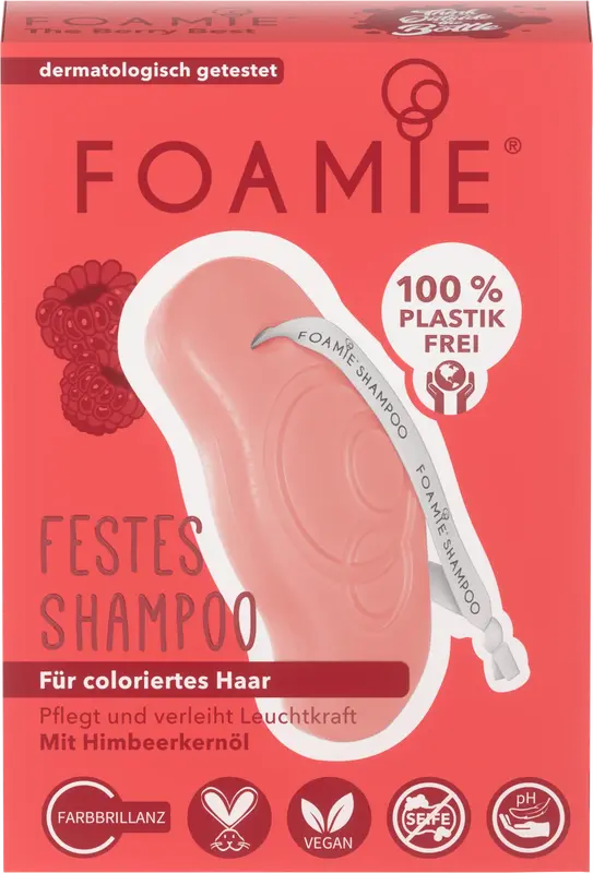 Foamie The Berry Best Solid Shampoo for Hair for Color Protection 80g