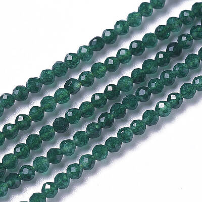 Natural Green Jade Beads Strands