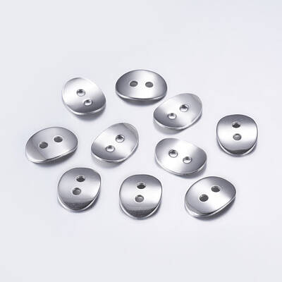 Tarnish Resistant 304 Stainless Steel Buttons