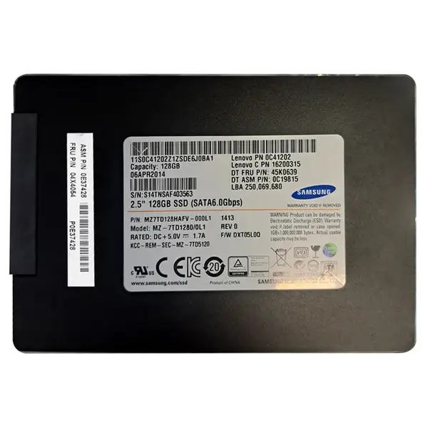 04X4054 Lenovo 128GB Triple-Level Cell SATA 6Gb/s 2.5-Inch Solid State Drive