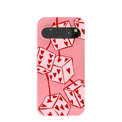 Bubblegum Pink Dicey Cherries Google Pixel 9 Pro XL Case