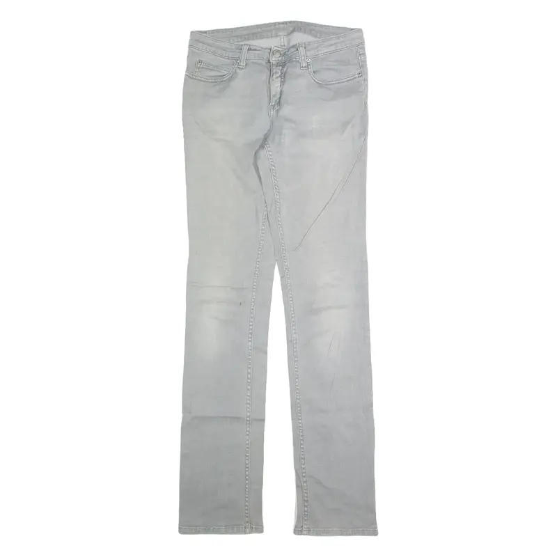 CARHARTT Texas Mens Jeans Grey Slim Tapered Stone Wash W28 L34