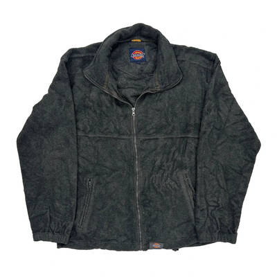 Dickies Fleece Jacket - Large Grey Polyester