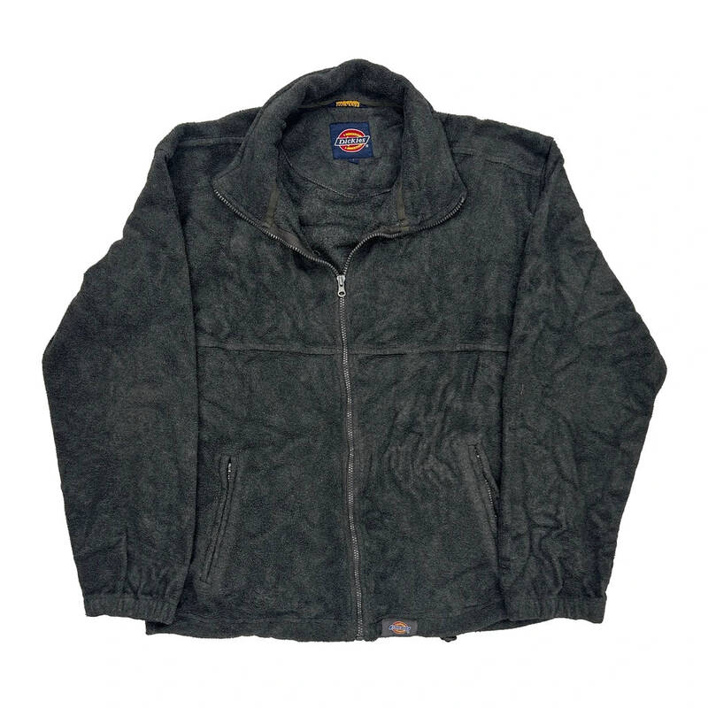 Dickies Fleece Jacket - Large Grey Polyester