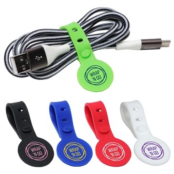 300 Custom Wrap 'N Go Cable Organizer - Silicone