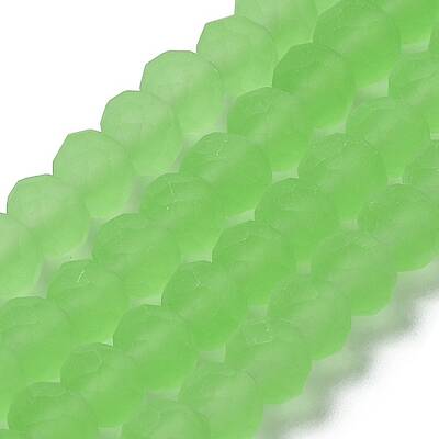 Transparent Glass Beads Strands