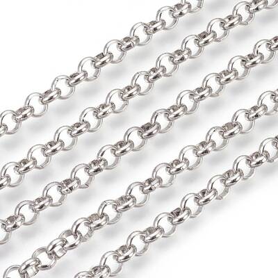 Tarnish Resistant 304 Stainless Steel Rolo Chains