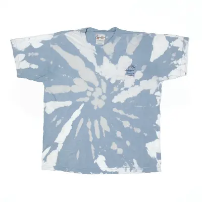 DISNEY WORLD Hilton Head Island T-Shirt Blue Short Sleeve Tie Dye Mens L