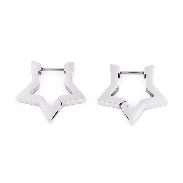 Tarnish Resistant 304 Stainless Steel Huggie Hoop Earrings