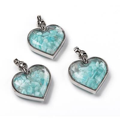 Glass Bottle Pendants