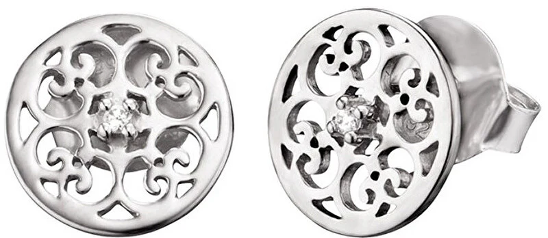 Engelsrufer Orecchini In Argento Con Ornamento E Zirconi Ere-Orna-Zi-St