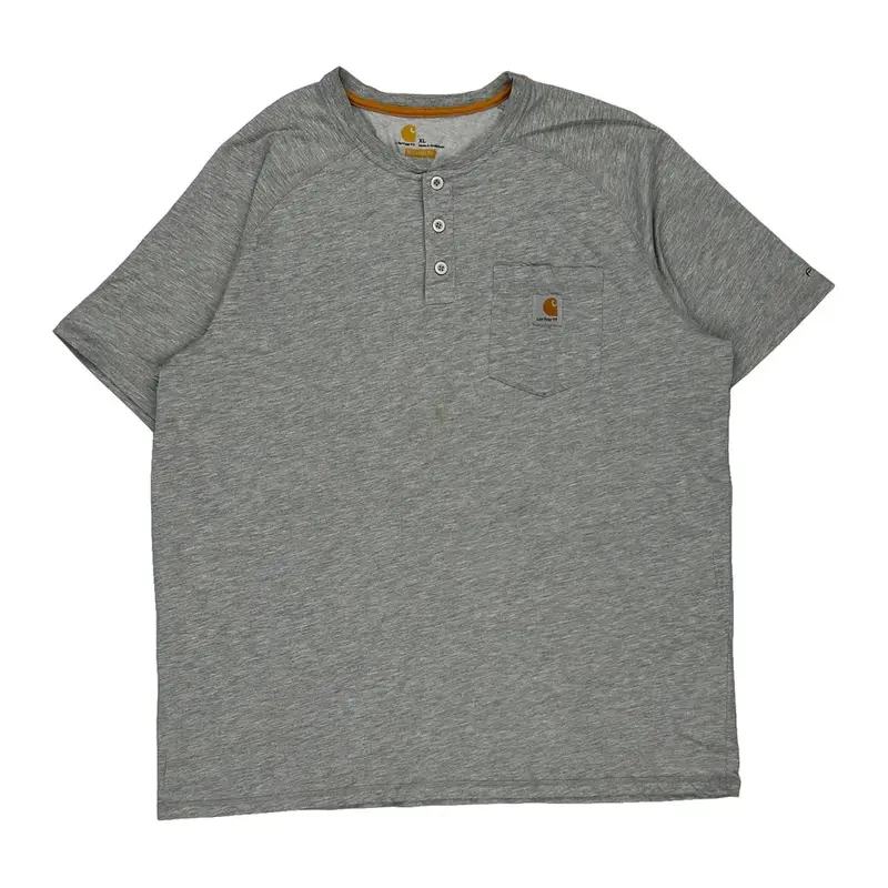 Carhartt T-Shirt - XL Grey Cotton