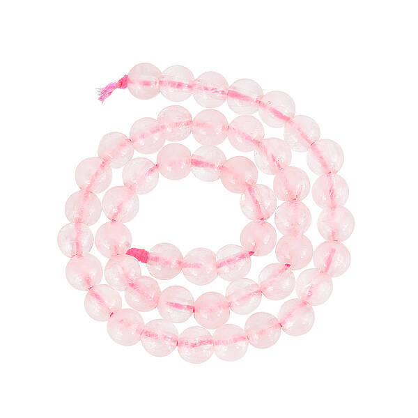 5 Strands Natural Rose Quartz Beads Strands