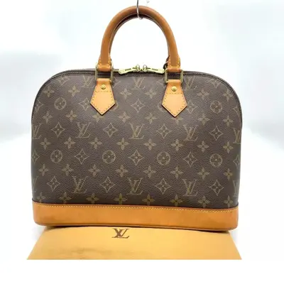 Pre-owned Louis Vuitton Canvas Tote Bags Monogram Alma PM Old Model M51130 Hand Bag SKS4560