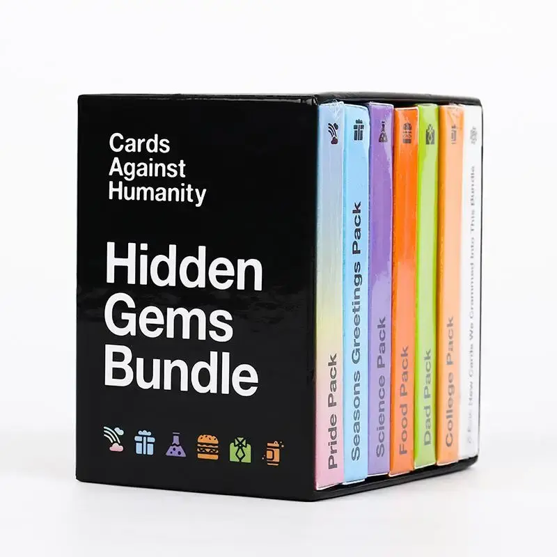Card Against Humanity Hidden Gems Bundle, 6 Counts/set Themed Expansion Packs, Fun Card Game for Adults, Party Game, Birthday...