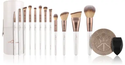 Luvia Cosmetics Prime Vegan Pro 12 Piece Brush Set