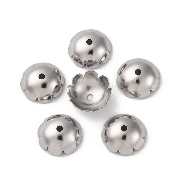 316L Surgical Stainless Steel Bead Caps