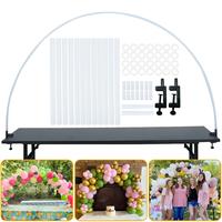 Adjustable Balloon Arch Stand Kit, New Reusable Table Balloon Arch Kit with Base for DIY Party Wedding Birthday Baby Shower K...