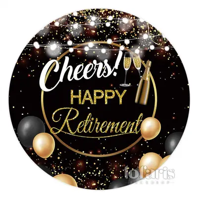 Aperturee Circle Gold Glitter Black Cheers Baby Shower Backdrop | Birthday Backdrop Ideas | Circle Birthday Backdrop Cover | ...