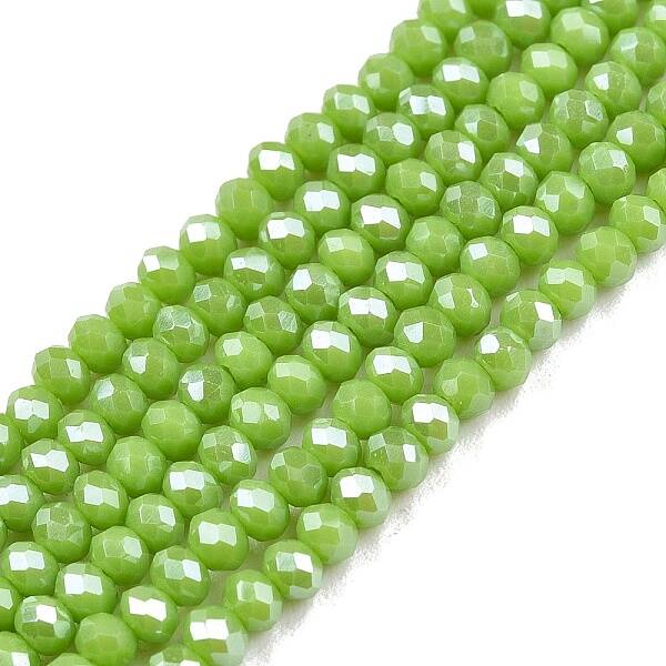 Electroplate Glass Beads Strands