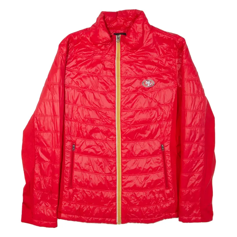 NFL San Francisco 49ers Womens Jacket Pink Nylon 2XL