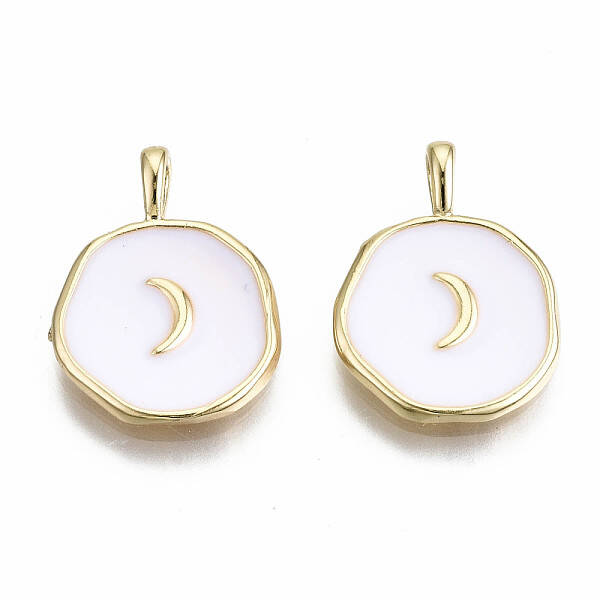 Brass Enamel Pendants