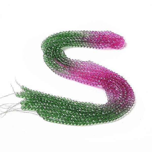 Transparent Glass Beads Strands