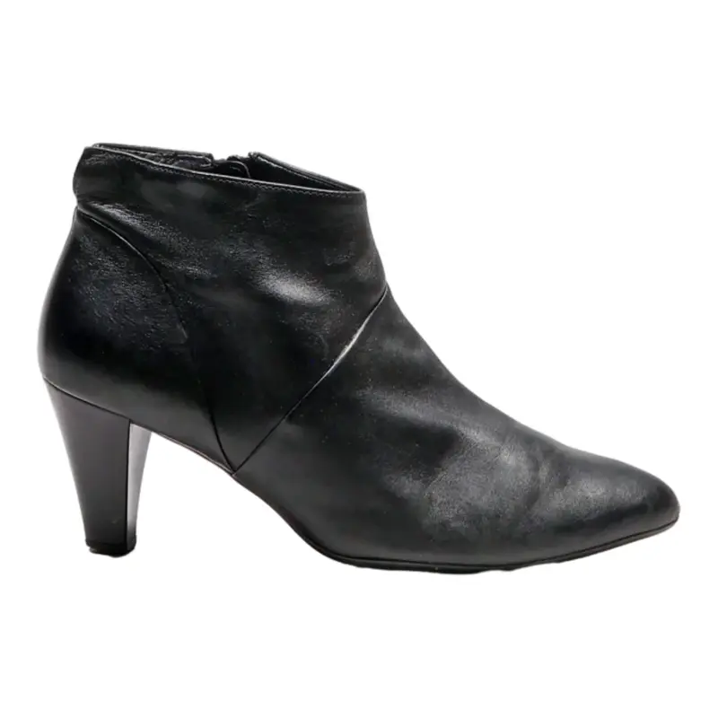GABOR Ankle Boots Black Leather Womens UK 3.5
