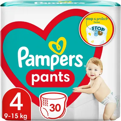 Pampers Pants size 4 disposable diapers 9 – 15 kg 30 pieces