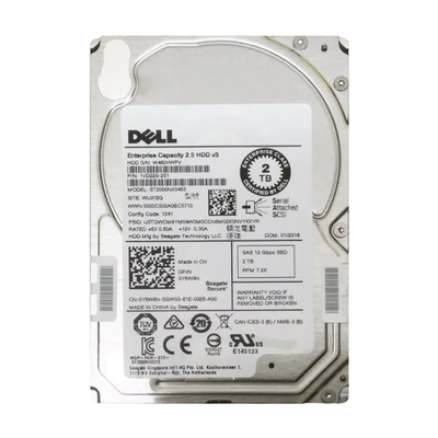 0Y6W8N Dell 2TB 12Gb/s SAS 7200 2.5-inch 8MB Hard Drive