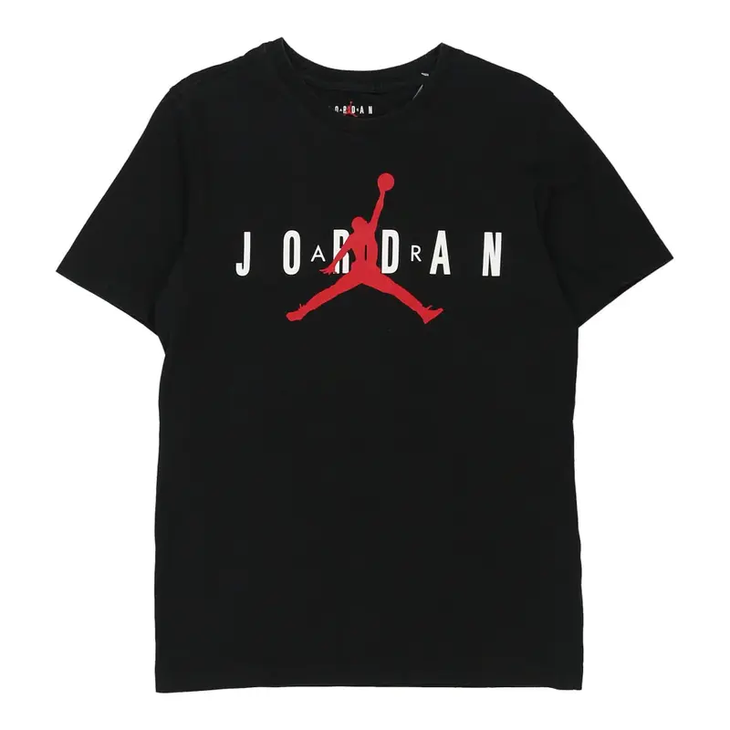 Jordan Spellout T-Shirt - Small Black Cotton
