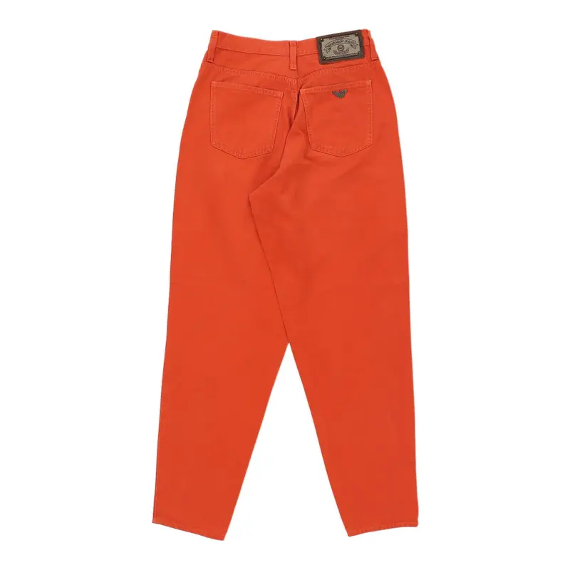 Armani Jeans Jeans - 28W UK 8 Orange Cotton