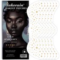 Glitter Skincare Freckles Face Tattoo, 6 Sheets/box Sparkle Star Patterns Freckle Tattoo, Face Paint, Stardust Speckle Makeup...
