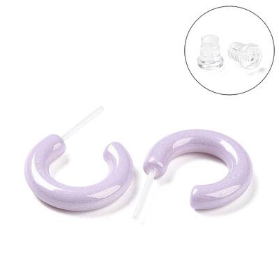 Hypoallergenic Bioceramics Zirconia Ceramic Ring Stud Earrings