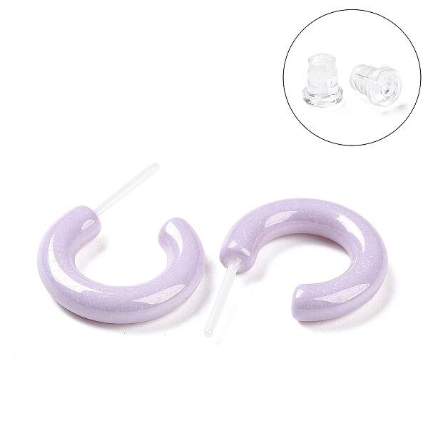 Hypoallergenic Bioceramics Zirconia Ceramic Ring Stud Earrings