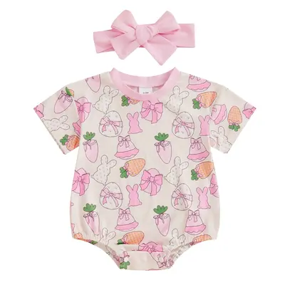 Baby Girl Valentines Outfit Infant Spring Outfits Toddler Long Sleeve Onesie Cute Sweatshirt Heart Bow Bubble Romper Set Infa...