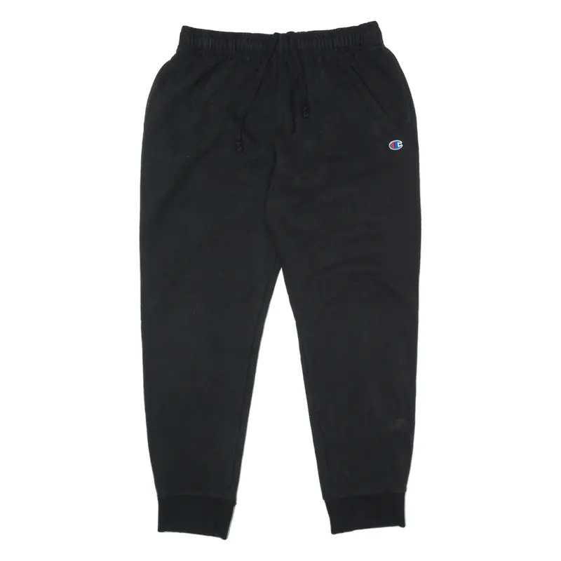CHAMPION Joggers Black Tapered Mens L W30 L28