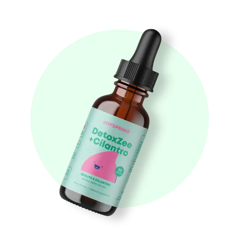 JoySpring DetoxZee Cilantro Drops – Natural Herbal Blend with Zeolite & Cilantro