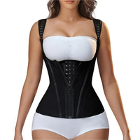 Waist Trainer for Women, Adjustable Hook & Eye Closure Zippered Shapewear Top High Waist Tummy Control Girdle Corset for All ...