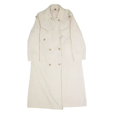 C&A Womens Trench Coat Beige 90s L