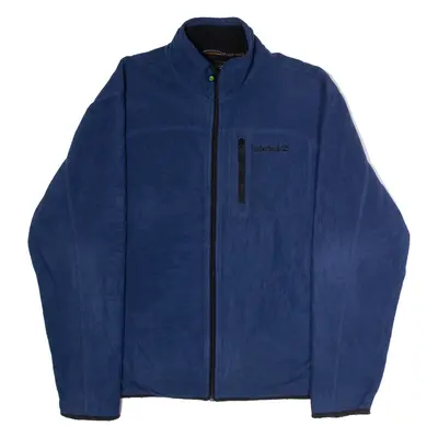 TIMBERLAND Mens Fleece Jacket Blue L