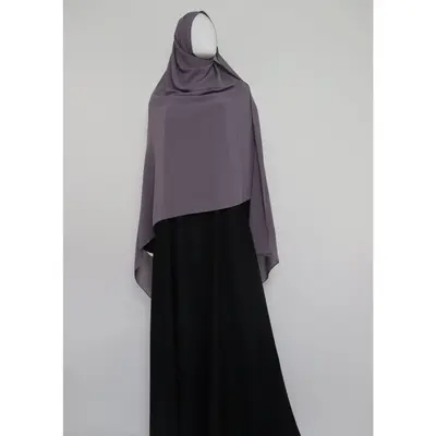 XL Premium Chiffon Hijab - Deep Lilac