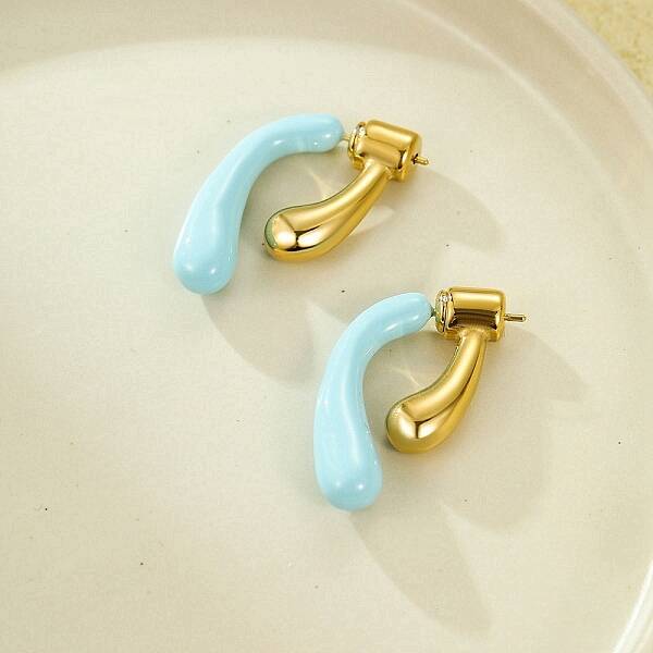 304 Stainless Steel Stud Earrings
