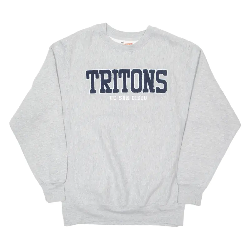 MV SPORT Tritons San Diego Mens Sweatshirt Grey USA S