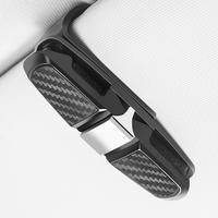 Mini Car Sun Visor Glasses Holder, Multifunctional Car Sun Visor Card Clip, Double-end Design Car Glasses Clip, Rotatable Car...