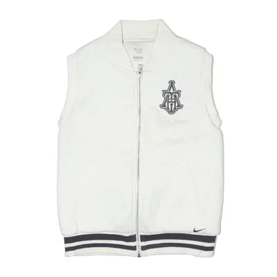 NIKE The Athletic Dept Quilted Track Gilet White Womens S