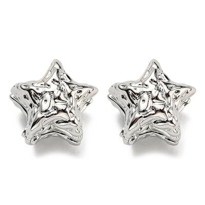 Star Hoop Earrings