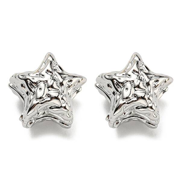 Star Hoop Earrings